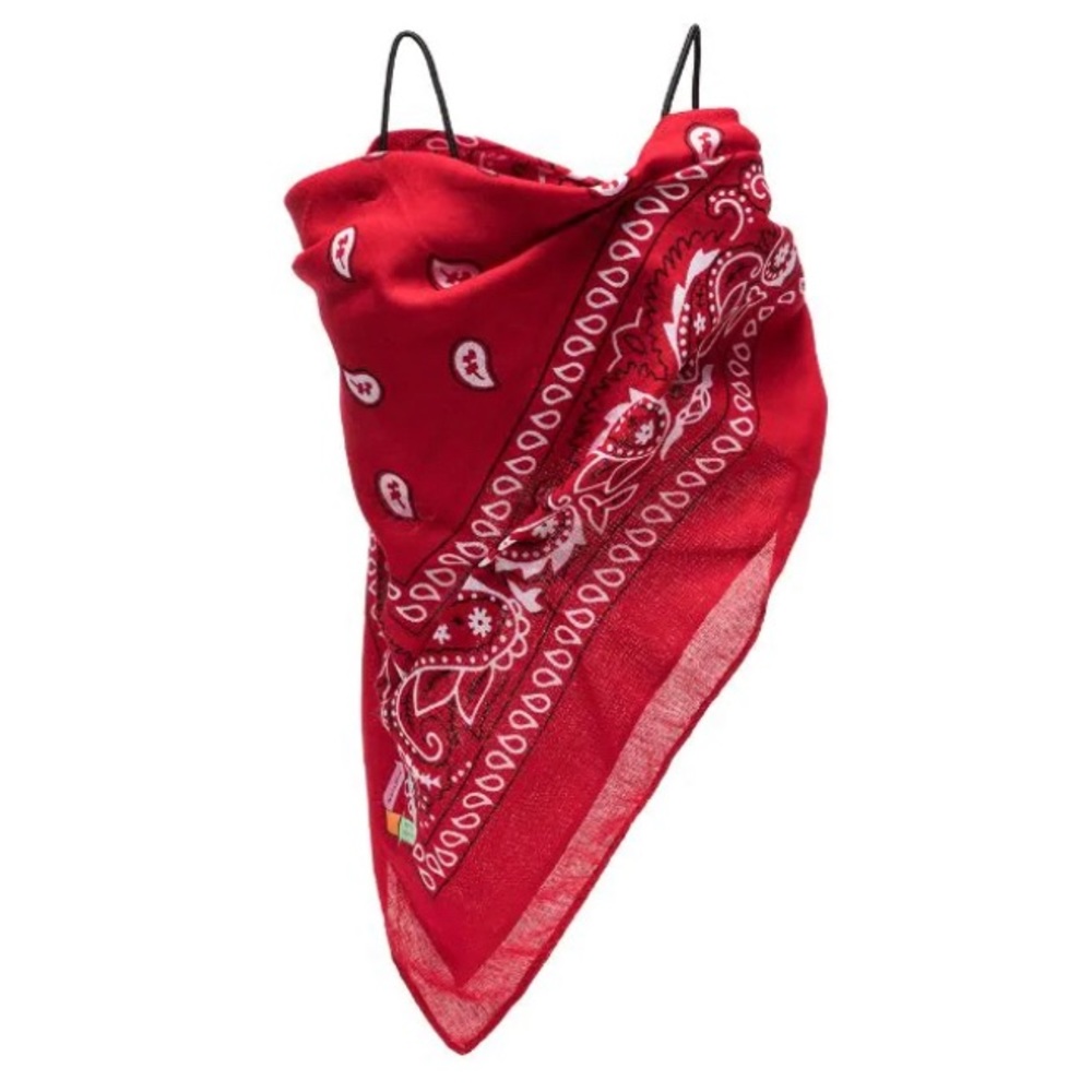Make Your Own Mask Red Bandanna